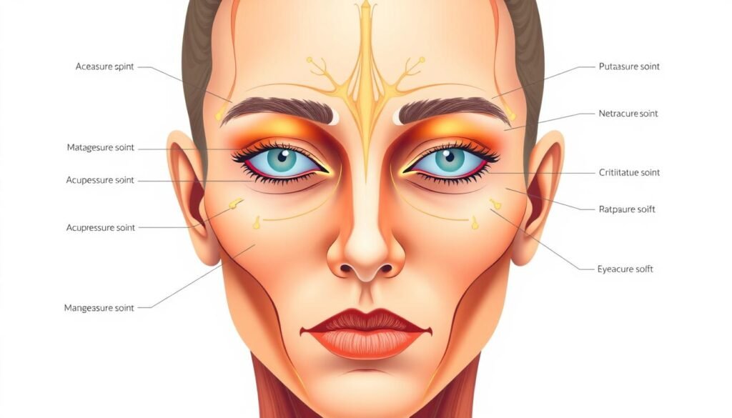 eye massage pressure points