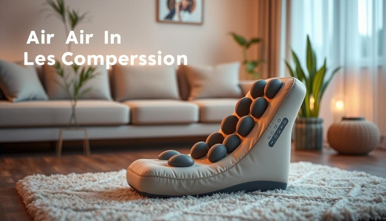 how to use air compression leg massager